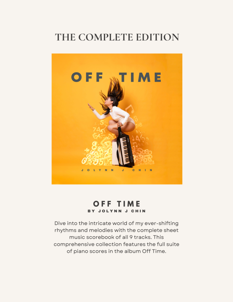 [Signed] Off Time Album - Piano Scores [Physical Book: The Complete ...