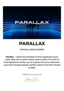 'Parallax' Piano Scores [ON SALE]